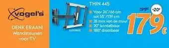 Krëfel Wandsteunen voor tv thin 445 aanbieding