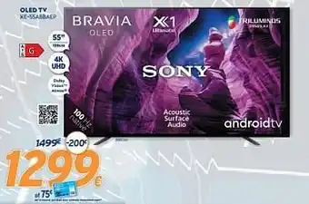 Krëfel Sony oled tv ke-55a8baep aanbieding