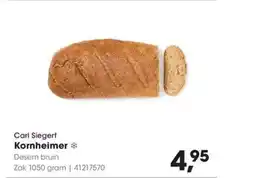 Hanos Carl siegert kornheimer aanbieding