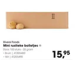 Hanos Diversi Foods Mini rustieke bolletjes aanbieding