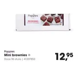 Hanos Poppies Mini brownies aanbieding