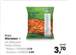 Hanos Begro wortelen blokjes aanbieding