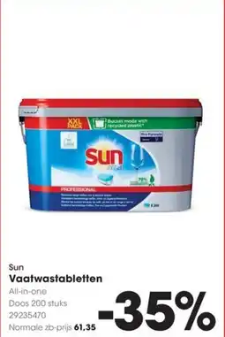 Hanos Sun vaatwastabletten aanbieding