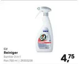 Hanos Cif Reiniger Sanitair 2-in-1 aanbieding