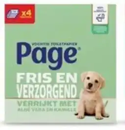 Hanos Page vochtig toiletpapier aloë vera aanbieding