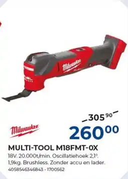Meno Multi tool M18FMT-0X aanbieding