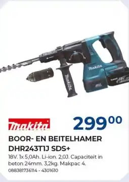 Meno Boor en beitelhamer DHR243T1J SDS+ aanbieding