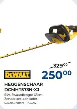 Meno Dewalt heggenschaar DCMHT573N-XJ aanbieding