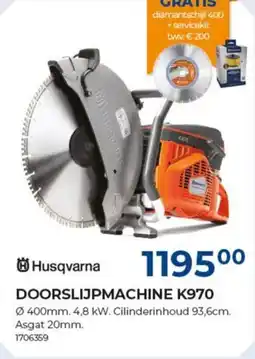 Meno Doorslijpmachine K970 aanbieding