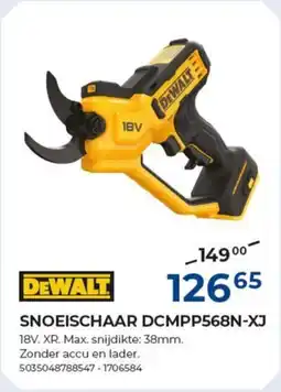 Meno Dewalt snoeischaar DCMPP568N-XJ aanbieding