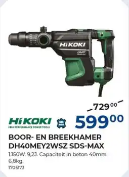 Meno Boor- en breekhamer DH40MEY2WSZ SDS-MAX aanbieding