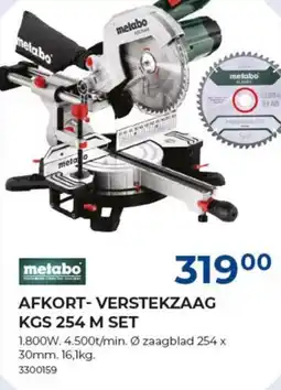 Meno Afkort verstekzaag KGS 254 M SET aanbieding