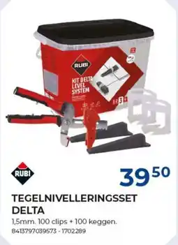 Meno Tegelnivelleringsset delta aanbieding