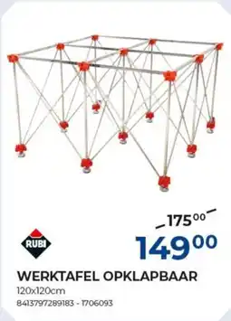 Meno Werktafel opklapbaar aanbieding