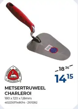 Meno Metsertruweel charleroi aanbieding