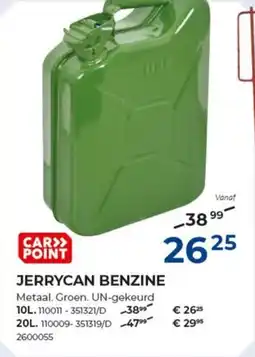 Meno Jerrycan benzine aanbieding