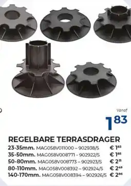 Meno Regelbare terrasdrager aanbieding