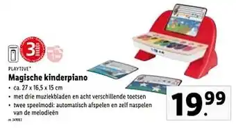 Lidl Magische kinderpiano aanbieding