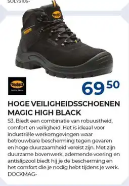 Meno Hoge veiligheidsschoenen magic high black aanbieding