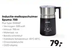 Hanos Inductie melkopschuimer Spuma 700 aanbieding