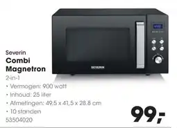 Hanos Severin combi magnetron aanbieding