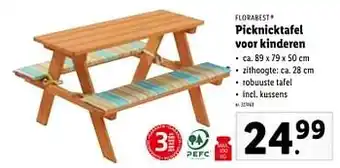 Lidl Picknicktafel voor kinderen aanbieding