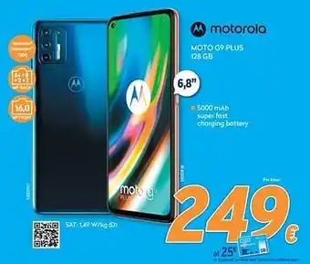 Krëfel Motorola moto g9 plus 128 gb aanbieding