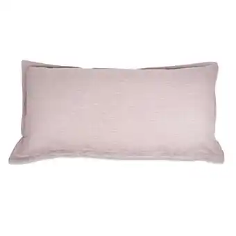 Leen Bakker Kussen Salvador - kiezelkleur - 40x80 cm - Leen Bakker aanbieding