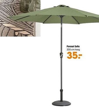 Kwantum Parasol sofia aanbieding