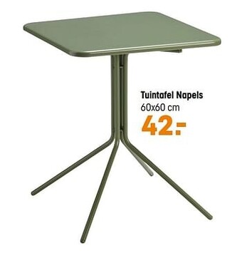 Kwantum Tuintafel napels aanbieding
