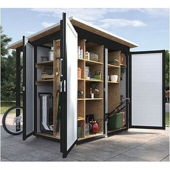 Brico Weka tuinkast Garten Q Multi antraciet 224x217cm aanbieding