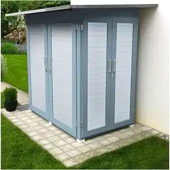 Brico Weka tuinkast Garten Q Kompakt grijs 224x217cm aanbieding