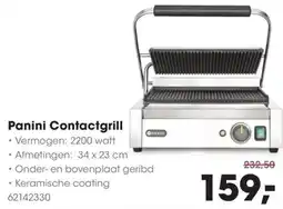 Hanos Panini Contactgrill aanbieding