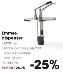 Hanos Emmer-dispenser aanbieding