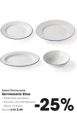 Hanos Select Dinnerware Serviesserie Elisa aanbieding