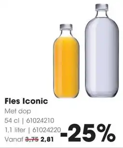Hanos Fles Iconic aanbieding