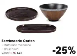 Hanos Serviesserie Corten aanbieding