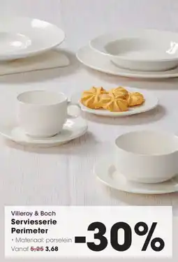 Hanos Villeroy & Boch Serviesserie Perimeter aanbieding