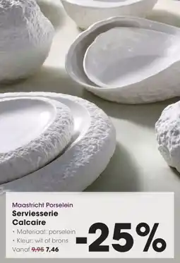 Hanos Maastricht Porselein Serviesserie Calcaire aanbieding
