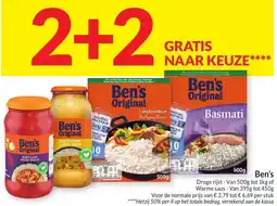 Intermarché Ben's Droge rijst of Warme saus aanbieding