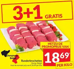 Intermarché Runderbrochettes aanbieding