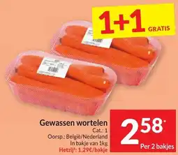 Intermarché Gewassen wortelen aanbieding