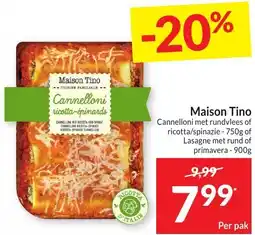 Intermarché Maison Tino aanbieding