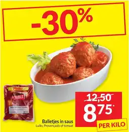 Intermarché Balletjes in saus aanbieding