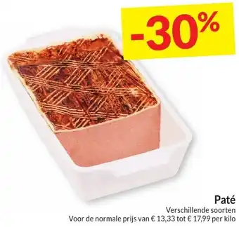 Intermarché Paté aanbieding