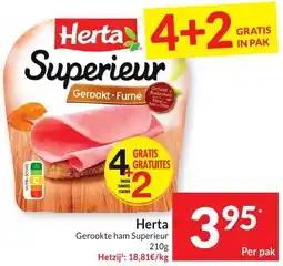 Intermarché Herta Gerookte ham Superieur aanbieding
