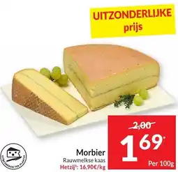 Intermarché Morbier Rauwmelkse kaas aanbieding