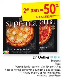 Intermarché Dr. Oetker Suprema Pizza aanbieding