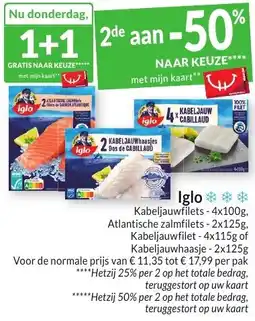 Intermarché Iglo aanbieding