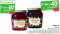 Intermarché Materne Nostalgie aanbieding